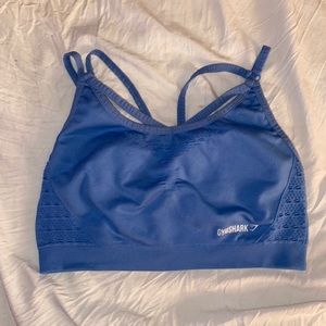 Blue Gymshark Sports Bra